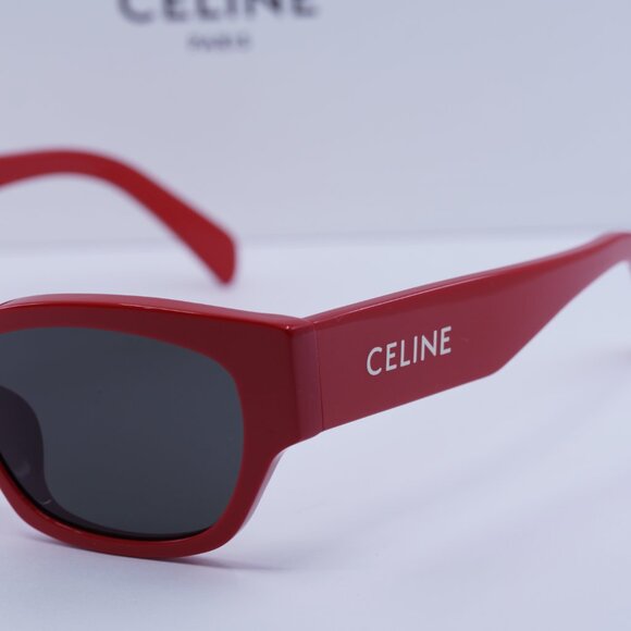 Final Price! Celine CL40197U 66A Red/Smoke Sunglasses - Picture 2 of 10